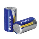 Blíster con 2 pilas zinc-carbón C, VOLTECK ZI-C