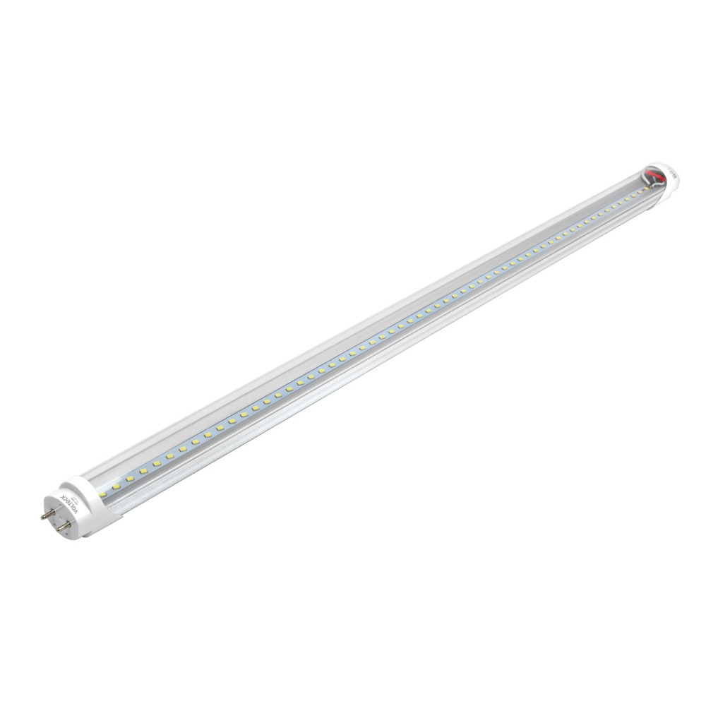 Tubo LED T8 9W G13, 6500K blanca fría, transparente, VOLTECK LED-T809