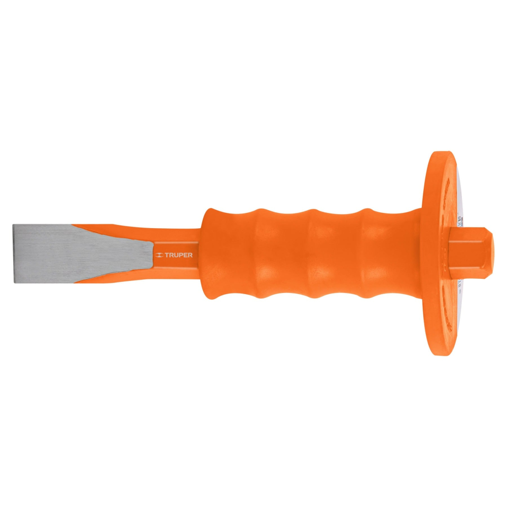 Cincel de corte frío 1 x 8' con grip, TRUPER C-1X8G