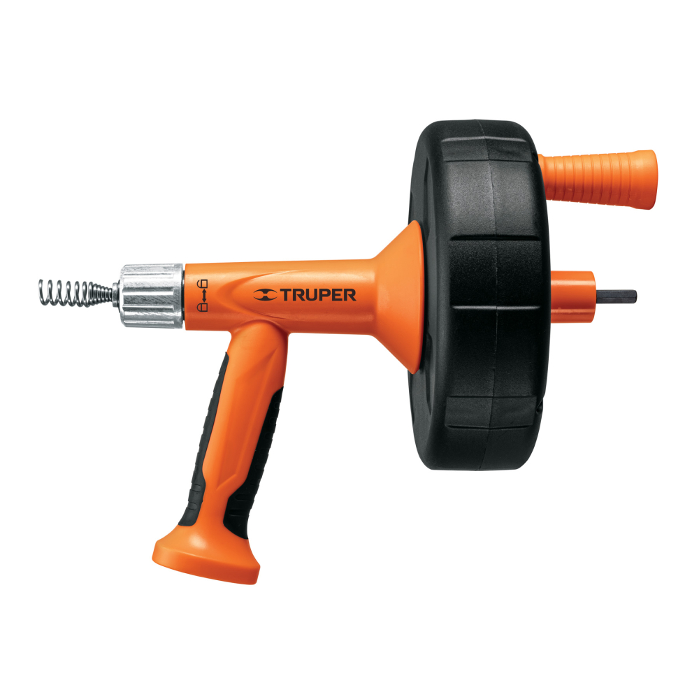 Destapacaños de 7.6 m para taladro, con mango, Truper DECA-25X