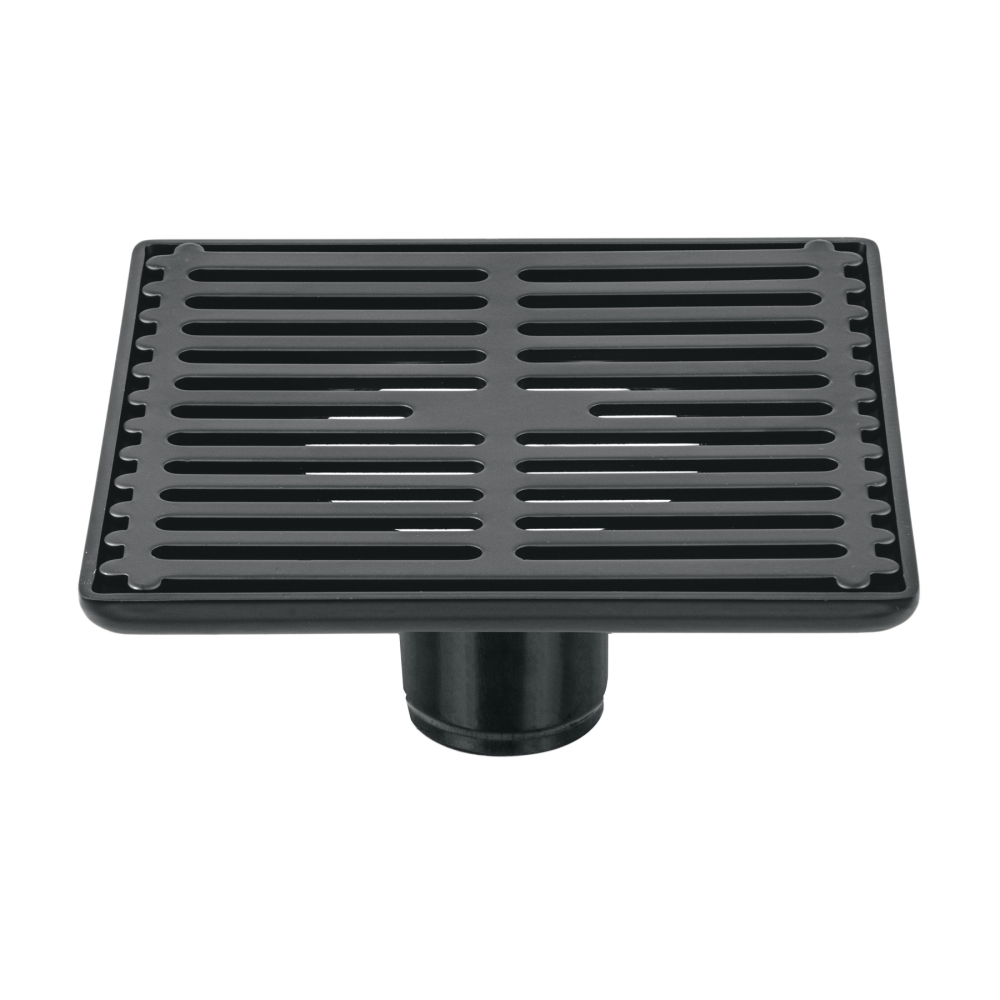 Resumidero cuadrado 6' x 6', acero inoxidable, negro, AQUA RS-702M