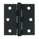 Bisagra cuadrada 2 1/2', negro mate, cabeza plana, HERMEX BC-256P