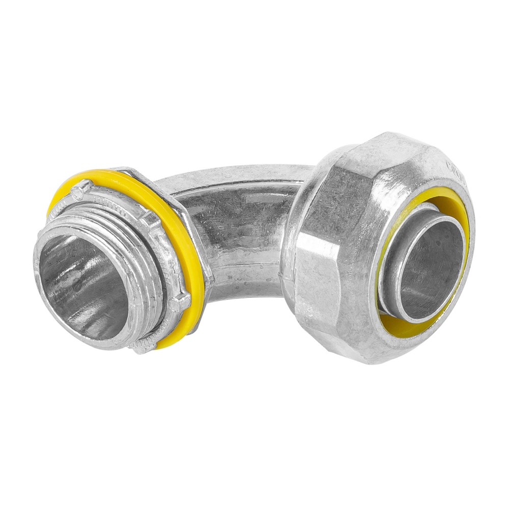 Conector curvo de 3/4' para tubo liquid tight, VOLTECK CLQ-3/4C