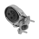Mufa con abrazadera para tubo 1/2', VOLTECK MUFA-1/2