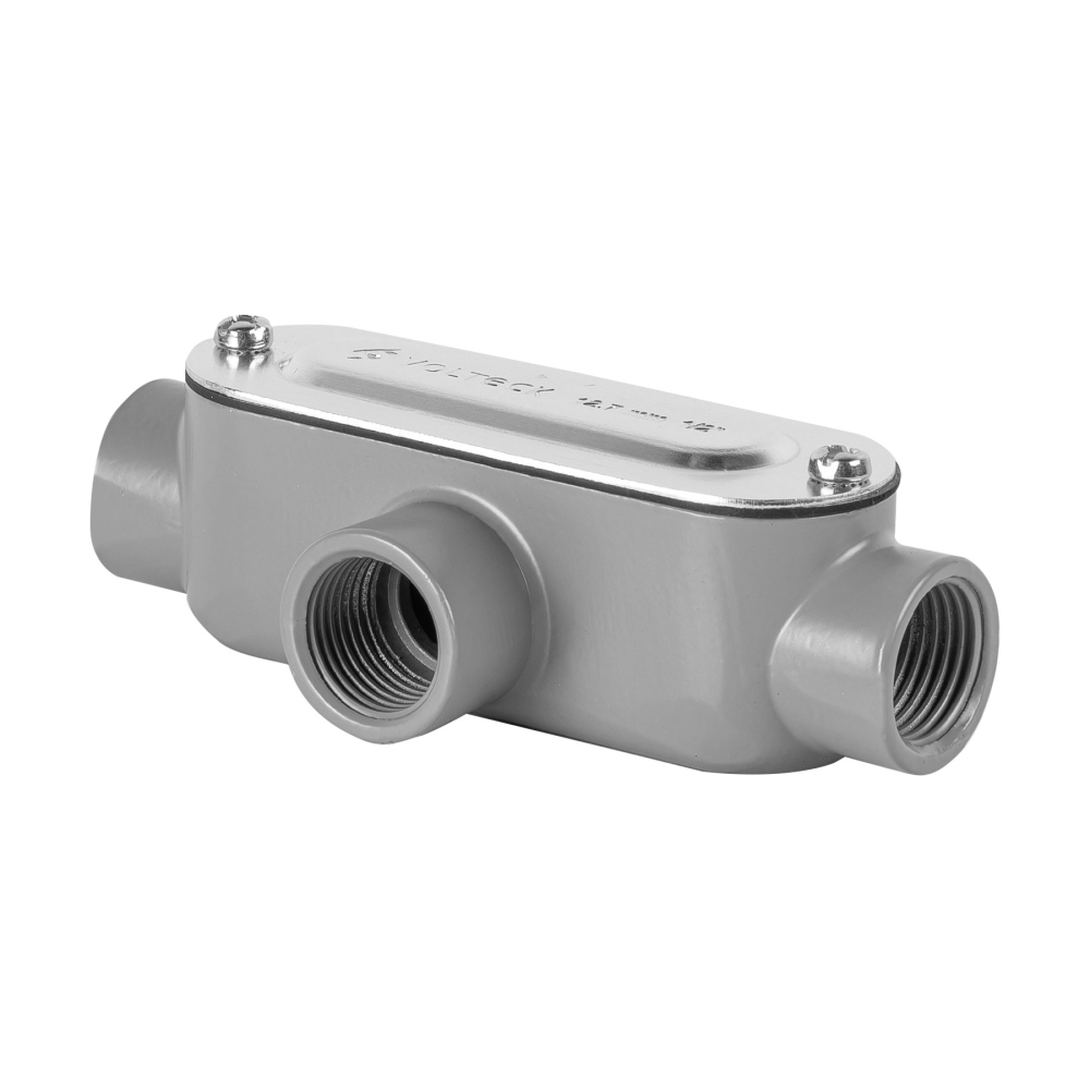 Condulet 1/2' conexión tipo T, Volteck COLET-1/2-T