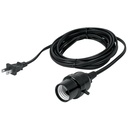 Portalámparas con cable de 4 m, VOLTECK POLCA-4