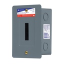 Centro de carga metálico 1 polo 50A de empotrar, VOLTECK CCE-1