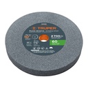 Rueda abrasiva p/esmeril 10'x32mm, óxido aluminio, grano 60 PIES-1060