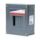 Centro de carga metálico 4 polos 50A de sobreponer, VOLTECK CCS-4