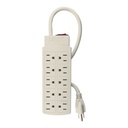 Multicontacto 14 AWG uso rudo con 10 entradas, Volteck MUL-10