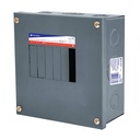 Centro de carga metálico 6 polos 100A de sobreponer, VOLTECK CCS-6