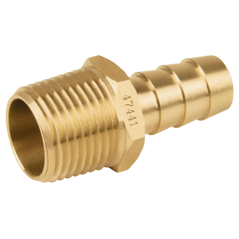 Niple terminal con espiga de 3/8 x 3/8', FOSET CLG-431