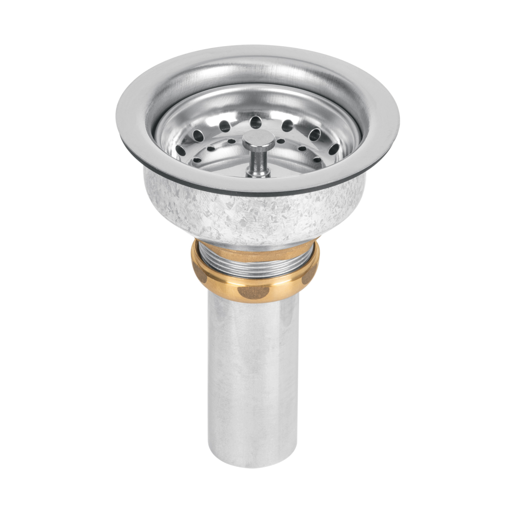 Contracanasta 3-1/2' inox, instala-fácil, tubo inox, FOSET CO-827