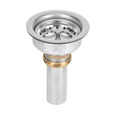 Contracanasta 3-1/2' inox, instala-fácil, tubo inox, FOSET CO-827
