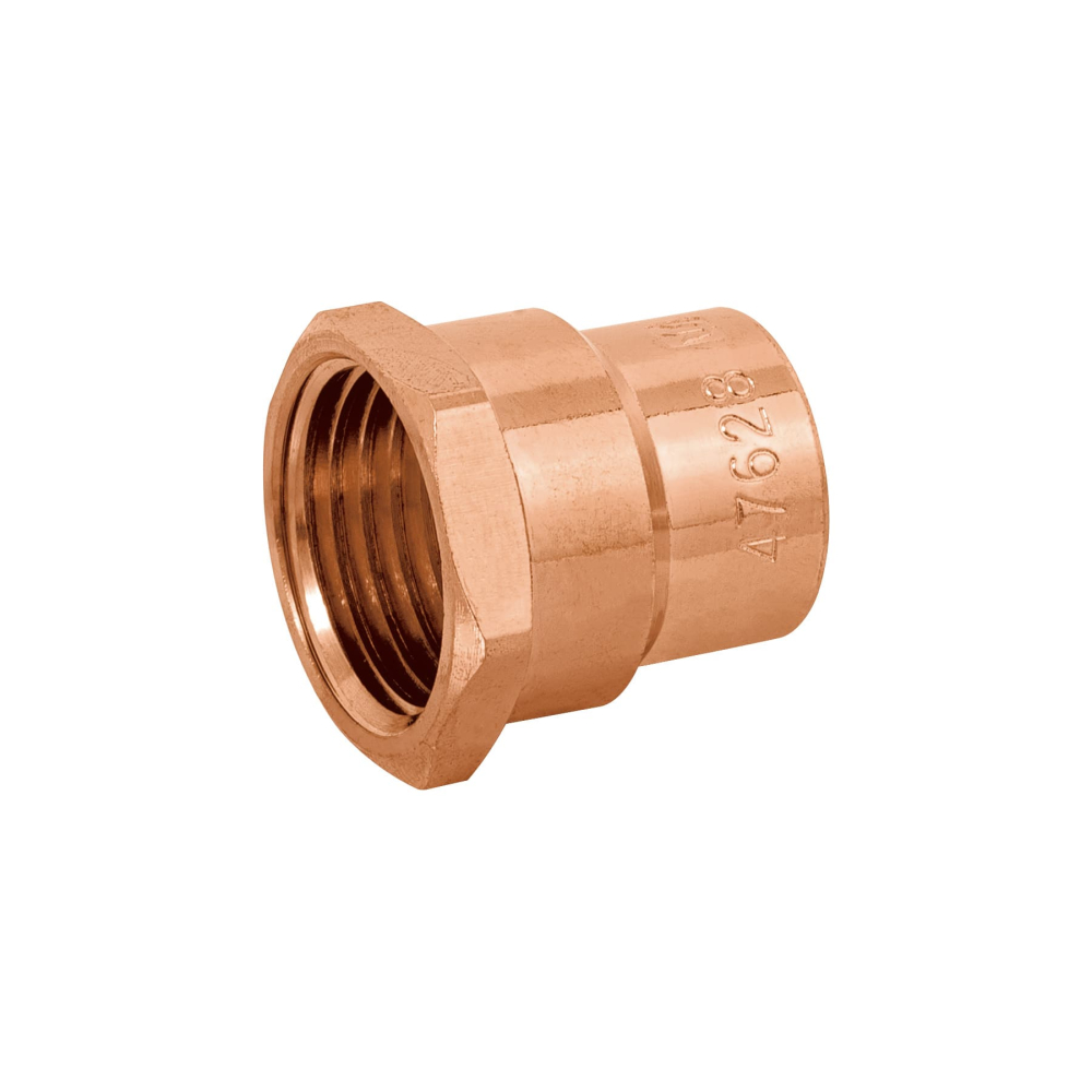 Conector de cobre de rosca interior 1/2', FOSET BASIC CC-601B