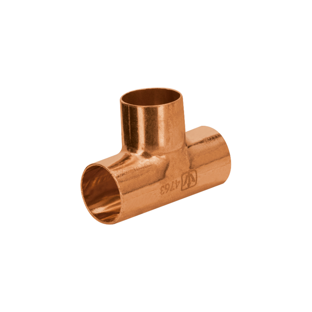 Tee sencilla de cobre 1/2', FOSET BASIC CC-761B