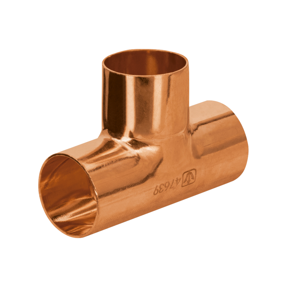 Tee sencilla de cobre 1', FOSET BASIC CC-763B