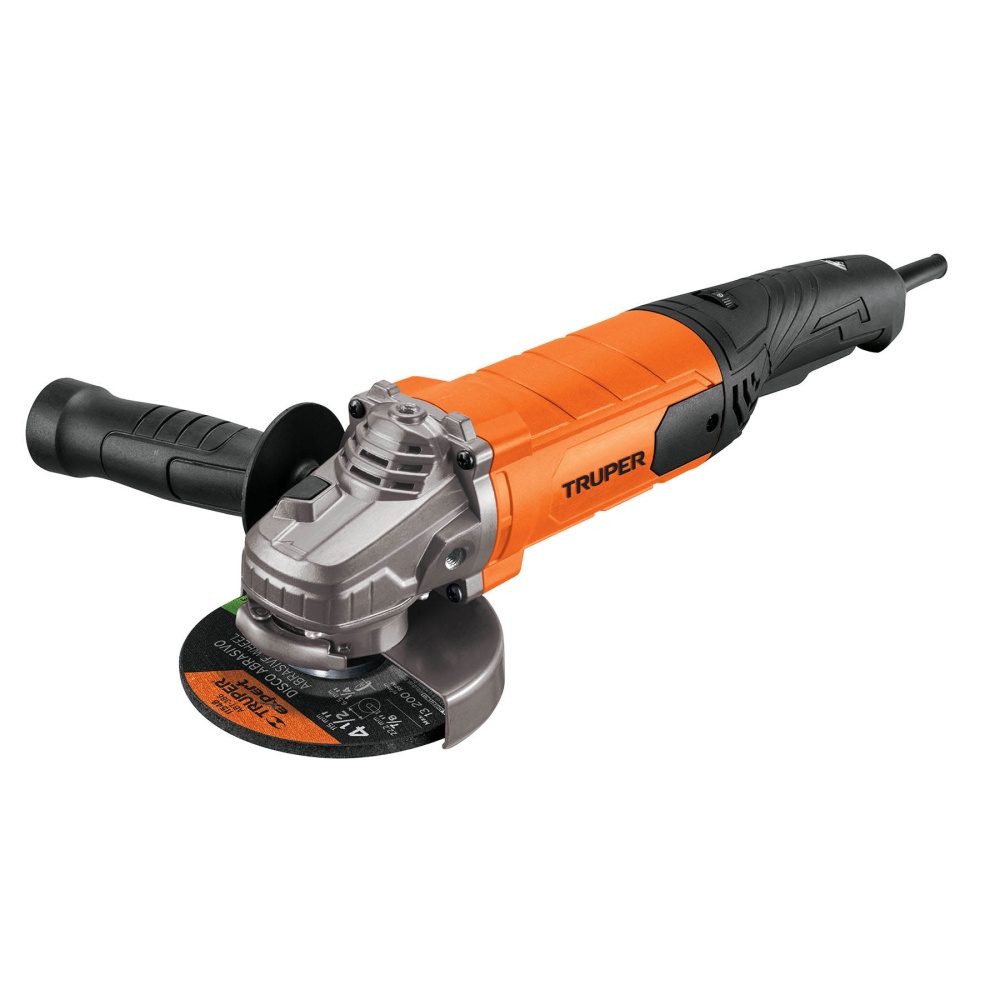 Esmeriladora angular 4-1/2', 1100W, TRUPER PRO ESMA-45110