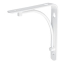 Ménsula reforzada blanca 6 x 6', diseño alambrón, FIERO MED-6BA