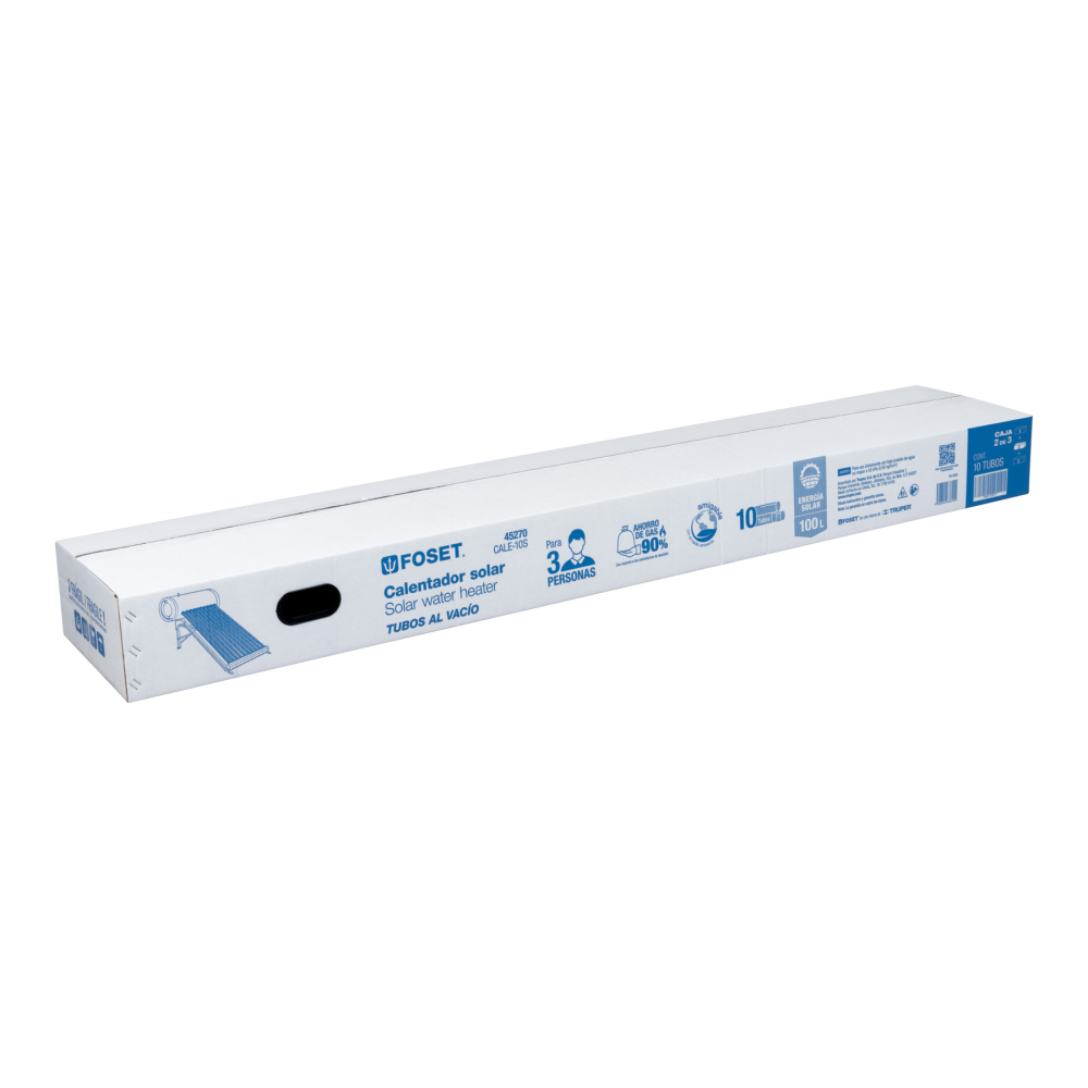 Caja de empaque de repuesto para tubos CALE-10S, FOSET CJ-CALE-10S-2