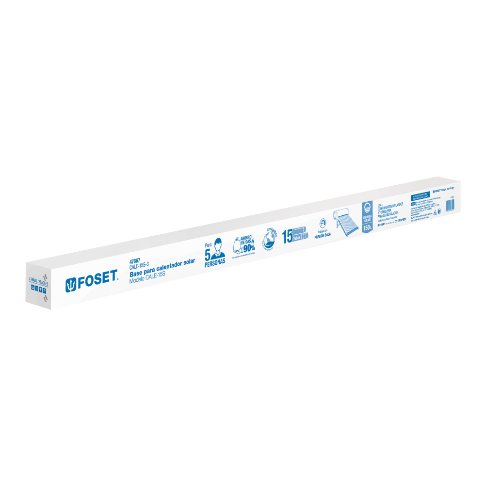 Caja de empaque de repuesto para base CALE-15S, FOSET CJ-CALE-15S-3