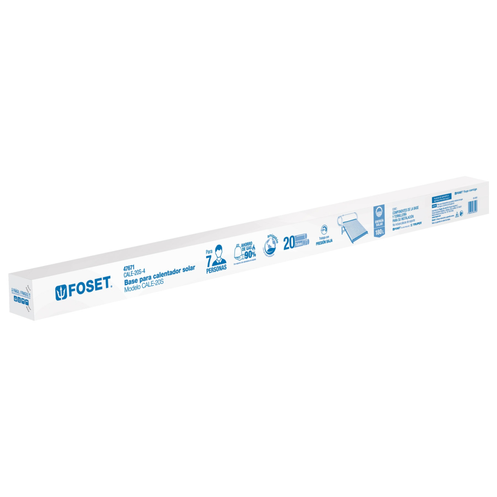 Caja de empaque de repuesto para base CALE-20S, FOSET CJ-CALE-20S-4