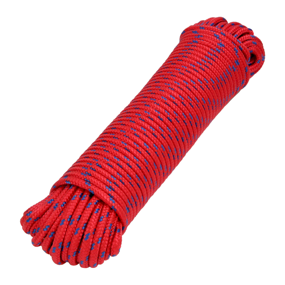 Piola de polipropileno trenzada de 6mm x 30m en madeja PIO-630