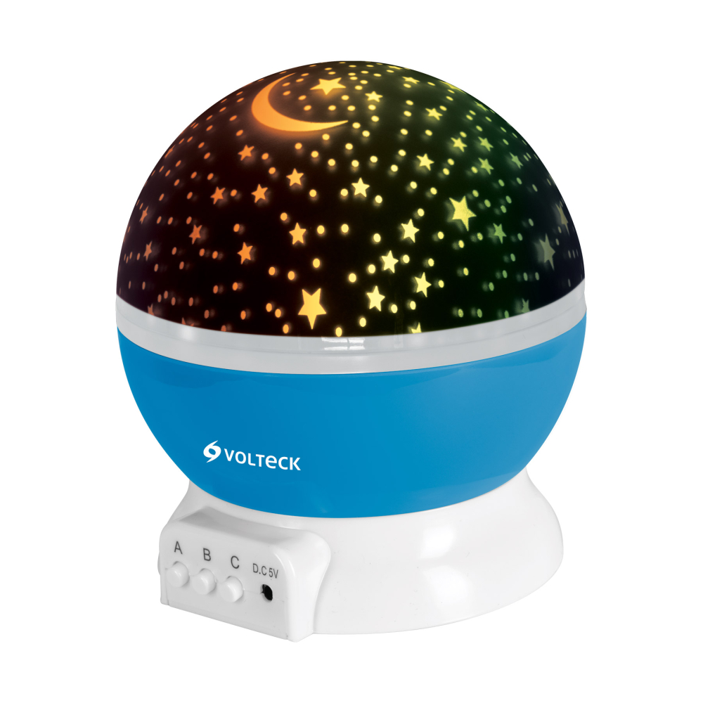 Luz de noche proyector de estrellas, VOLTECK LUZ-PE