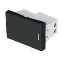 Interruptor de 3 vías negro de 1.5 módulos, línea Lisboa APSE15-ELN