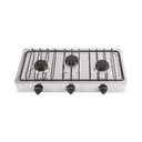 Parrilla de gas de sobreponer 3 quemadores, inox, FOSET PAGA-3X