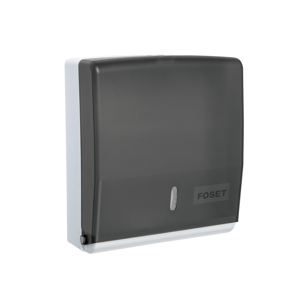 Dispensador de ABS para toallas de papel, humo, FOSET ABP-30H