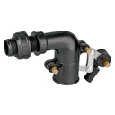 Válvula plástica de llenado para flotador, 1/2', FOSET VAFLO-1/2P