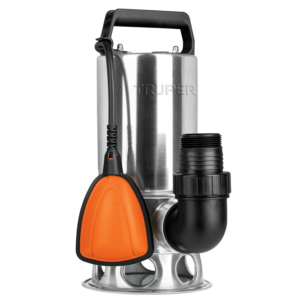 Bomba sumergible acero inoxidable, agua sucia, 1 HP, TRUPER BOS-1SM