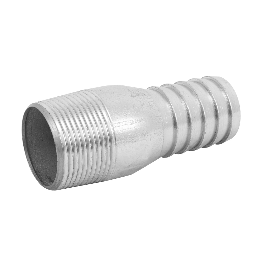 Niple de acero galvanizado 1-1/4' tipo botella, FOSET CG-483