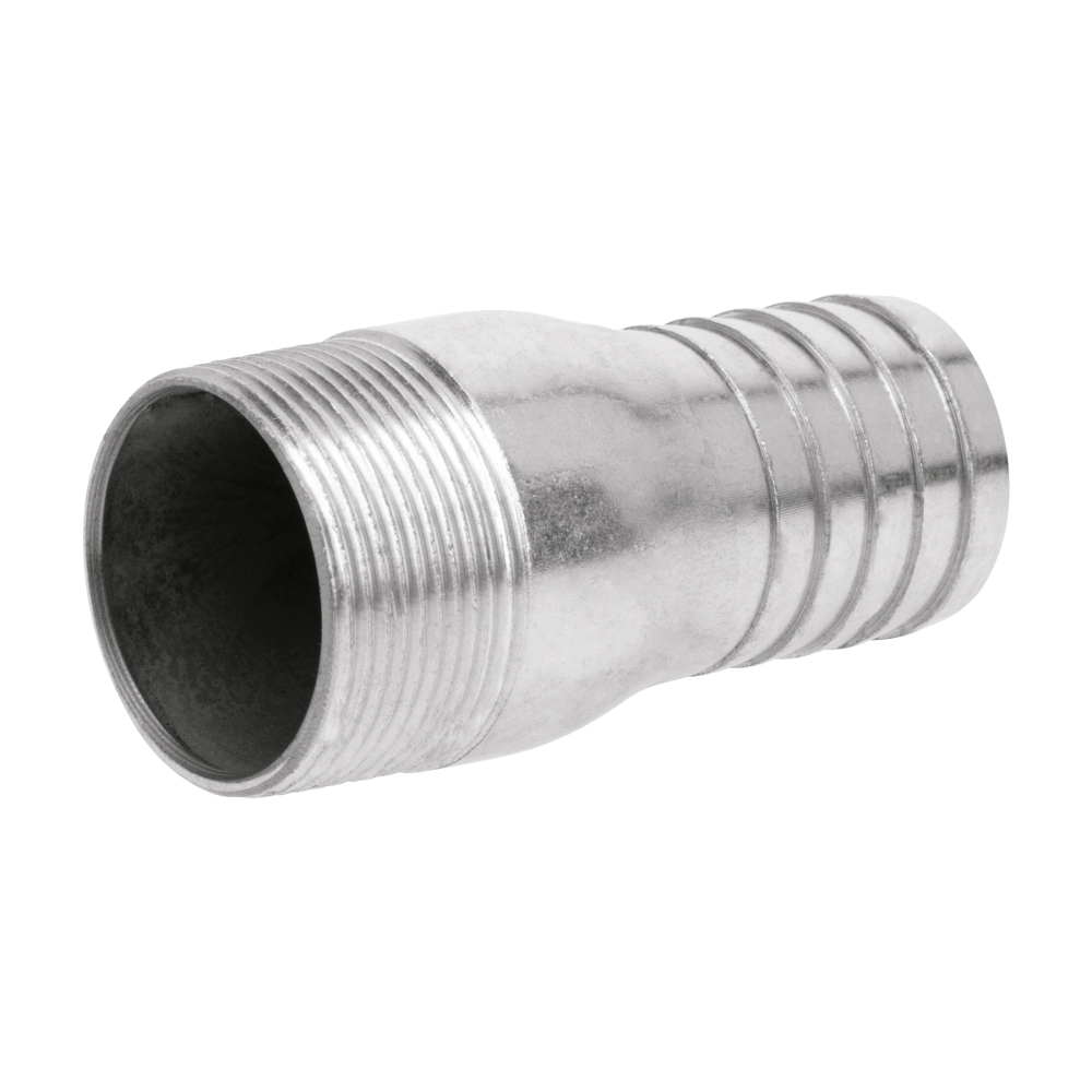 Niple de acero galvanizado 1-1/2' tipo botella, FOSET CG-484