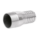 Niple de acero galvanizado 1-1/2' tipo botella, FOSET CG-484