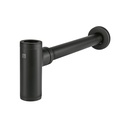 Céspol de bote minimalista 1 1/4', negro, para lavabo, FOSET CE-212M