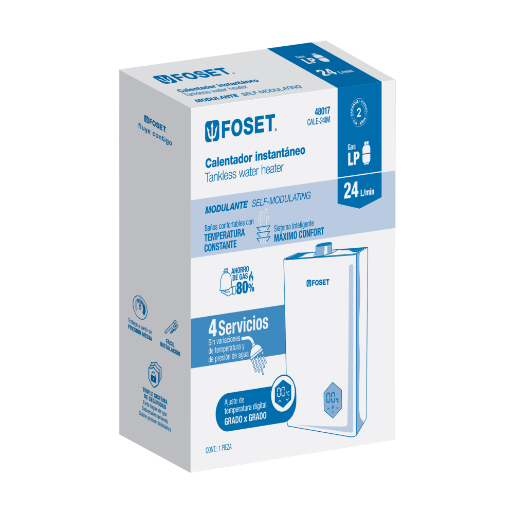 Caja de empaque de repuesto para CALE-24IM, FOSET CJ-CALE-24IM