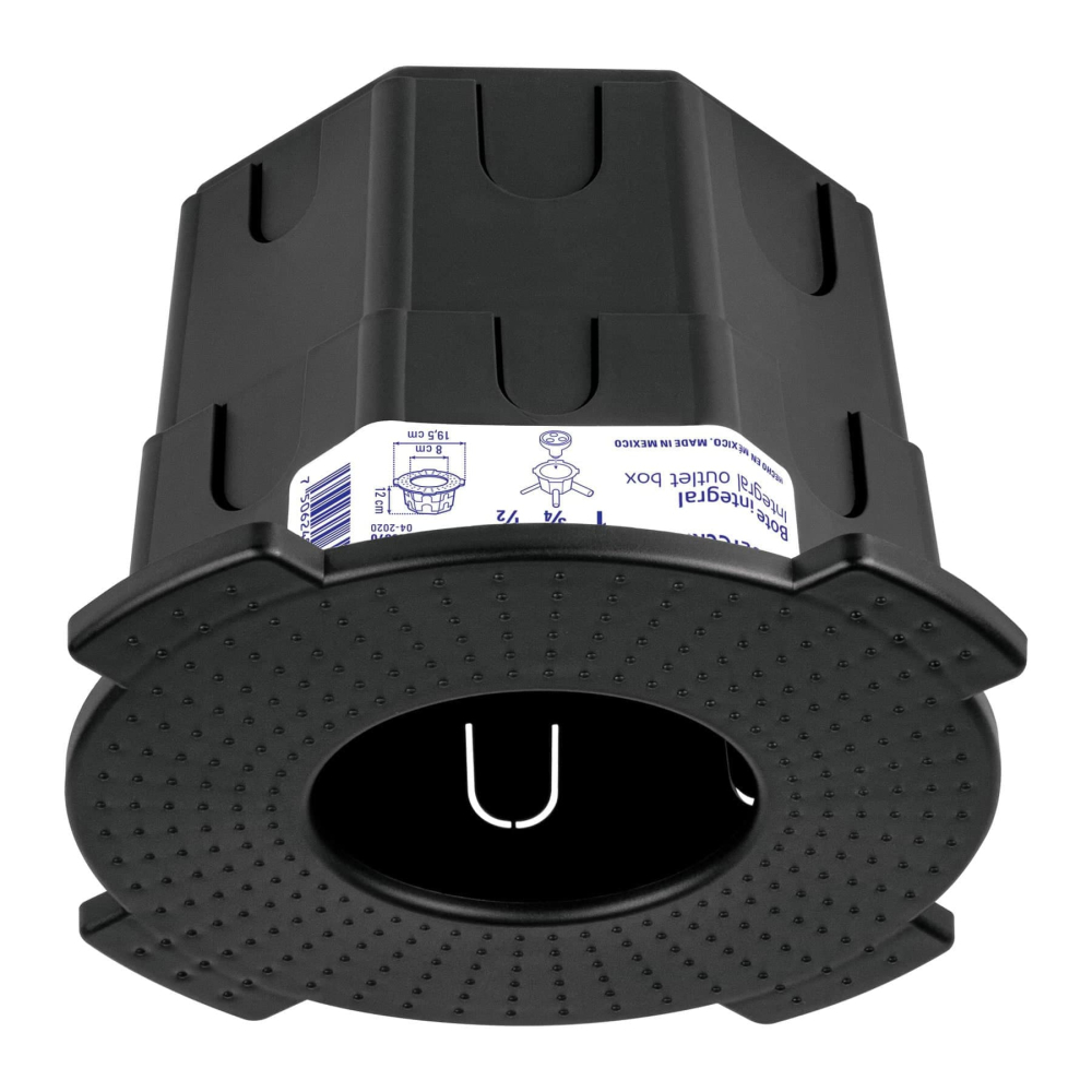 Bote integral de 12 cm, aro interno de 8 cm, VOLTECK BOIN-1208