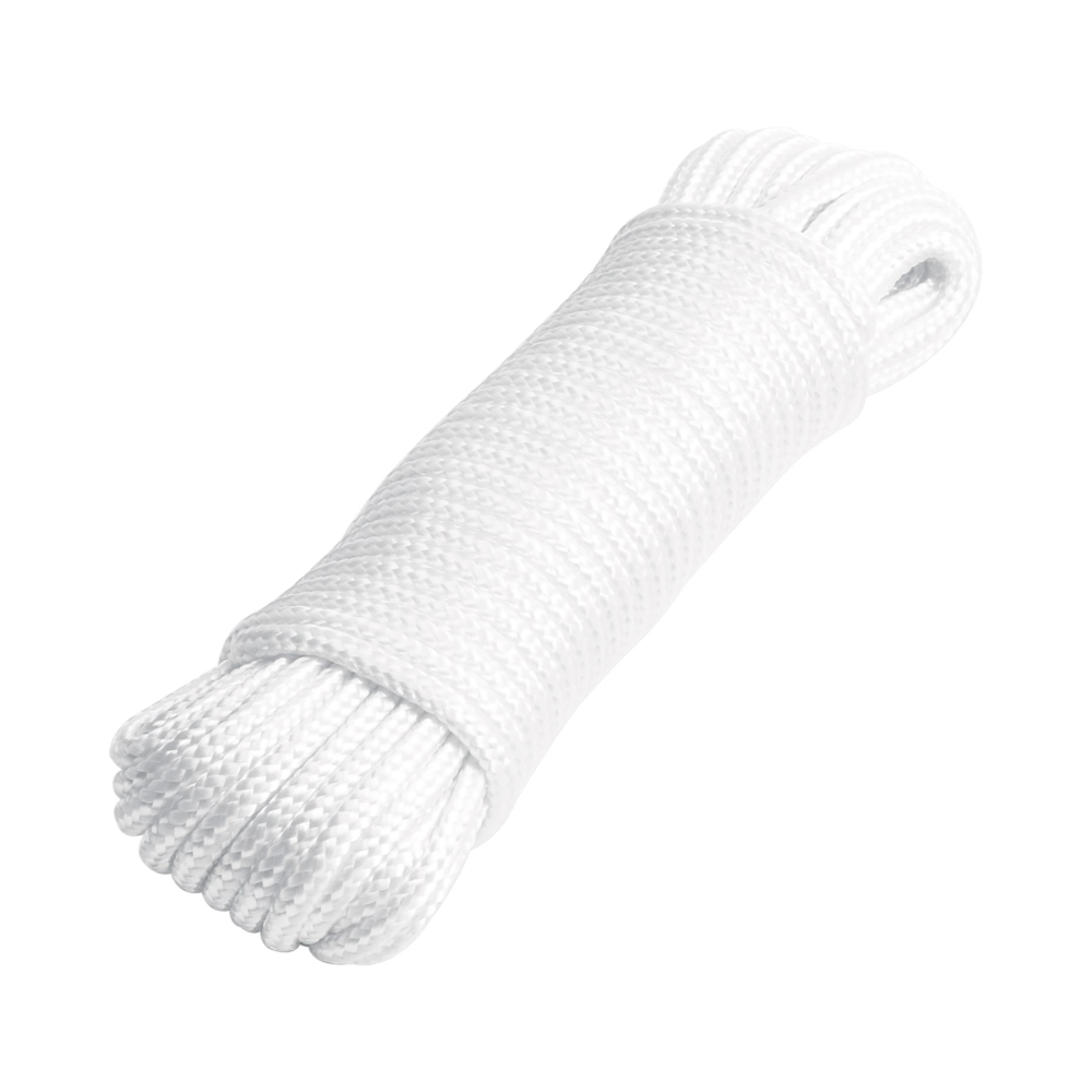 Piola de poliéster diamante de 4mmx15m blanca, madeja, FIERO PIO-415P
