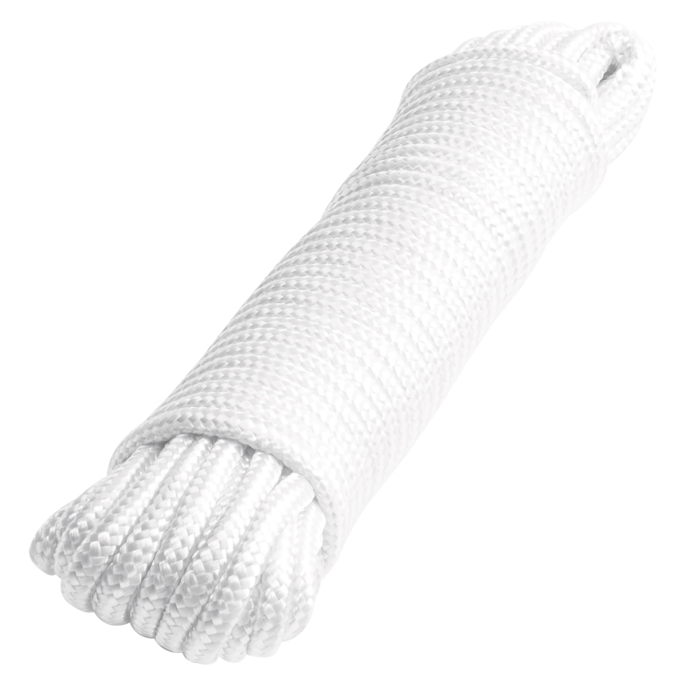 Piola de poliéster diamante de 6mmx15m blanca, madeja, FIERO PIO-615P