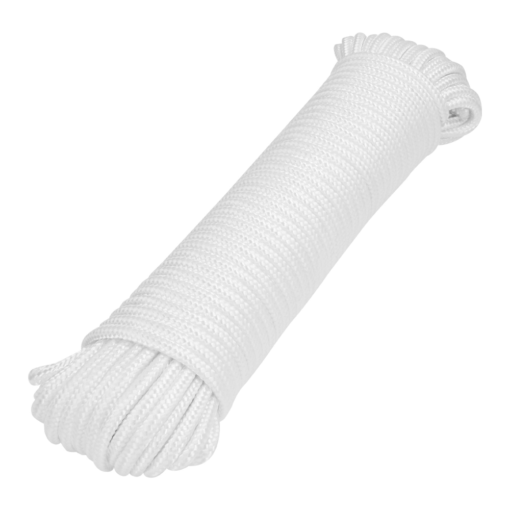 Piola de poliéster diamante de 6mmx30m blanca, madeja, FIERO PIO-630P