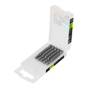 Estuche con 5 puntas hexagonales de 3/16mm largo 2', EXPERT PUDE-7218