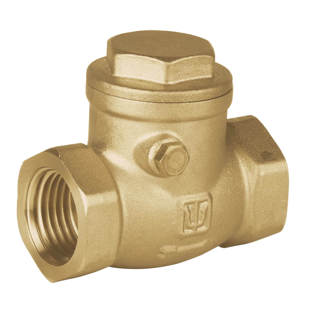 Válvula check horizontal de latón, 1/2', FOSET VAHO-1/2