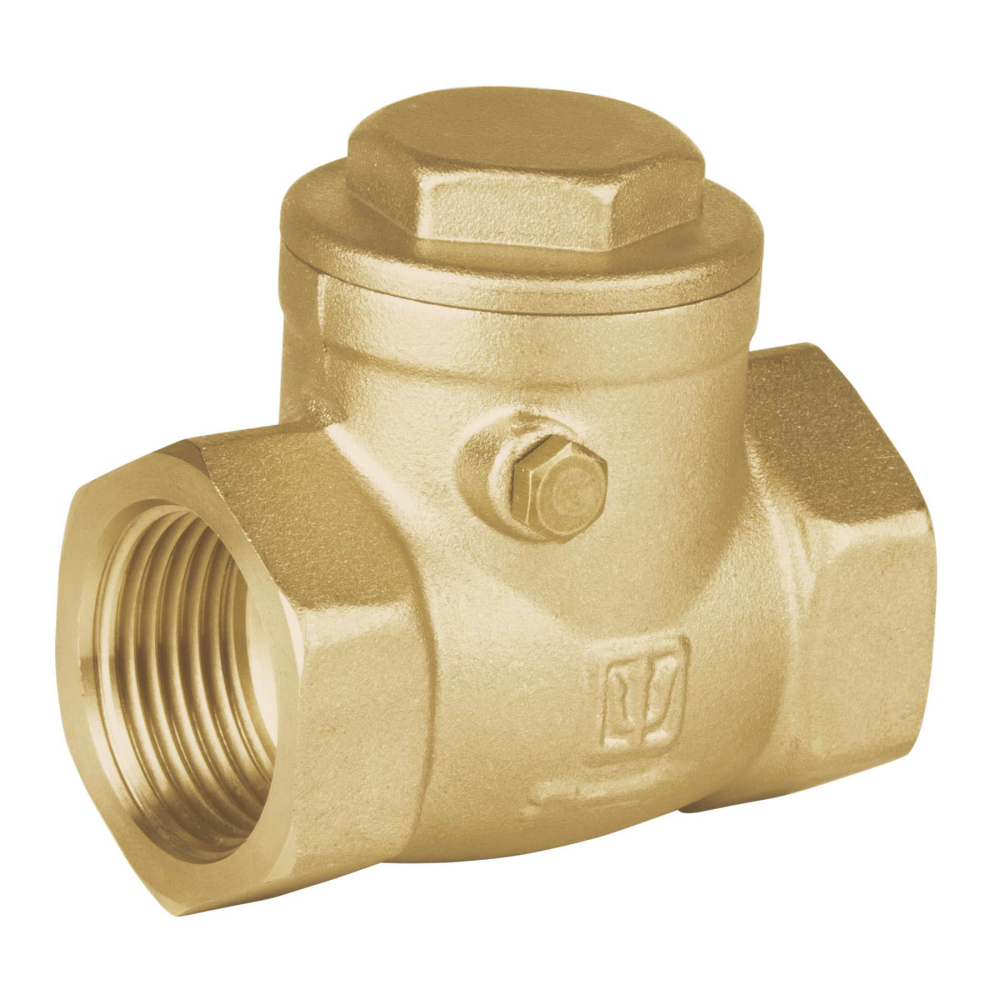 Válvula check horizontal de latón, 3/4', FOSET VAHO-3/4
