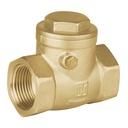 Válvula check horizontal de latón, 3/4', FOSET VAHO-3/4