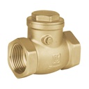 Válvula check horizontal de latón, 1', FOSET VAHO-1