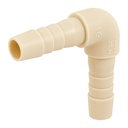 Codo 90° inserción de 3/8' de polipropileno, FOSET CM-561