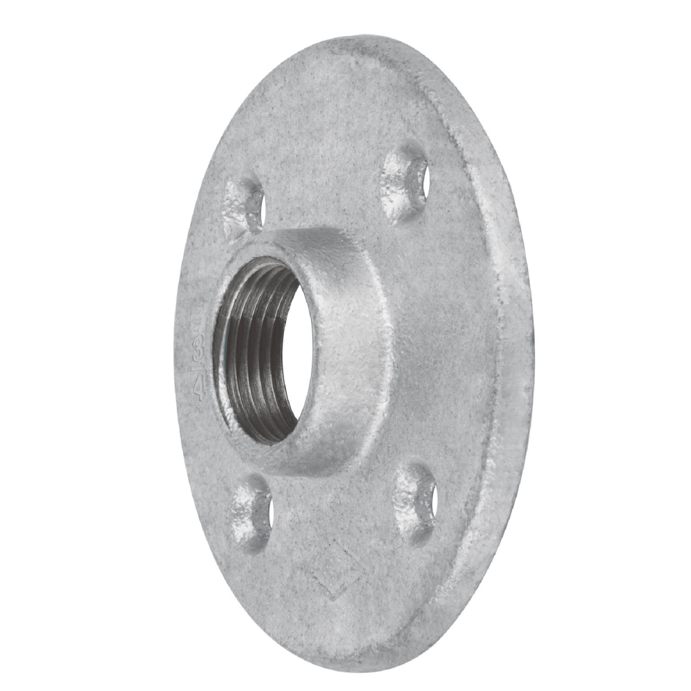 Brida de acero galvanizado de 3/4', FOSET CG-602