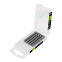 Estuche con 5 puntas hexagonales de 1/4mm largo 2', EXPERT PUDE-7225